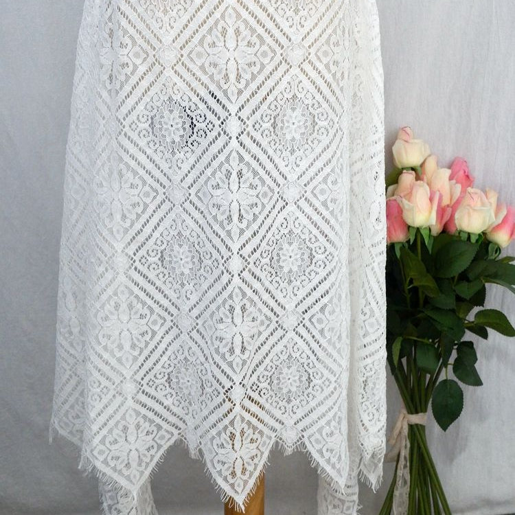 French Guipure Lace Width 150 cm GL0040-Lace Fabric Shop