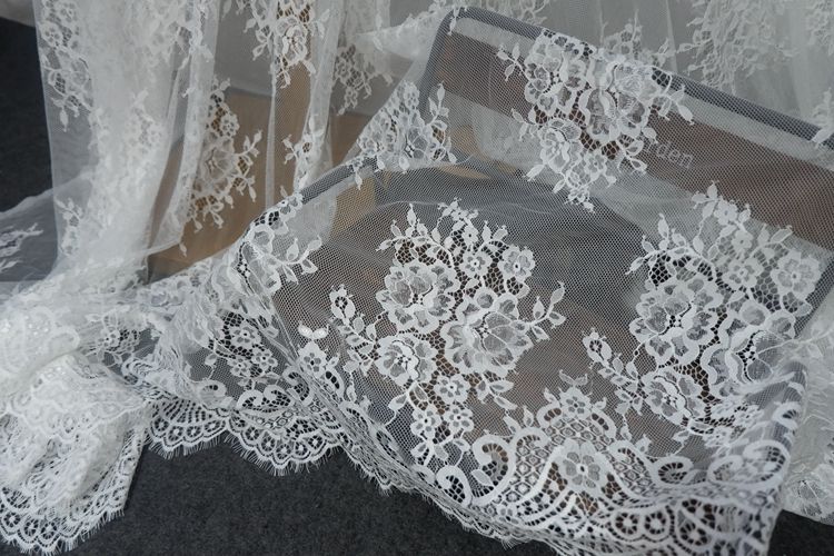3D Chantilly Lace Width 150 cm CHL0030-Lace Fabric Shop