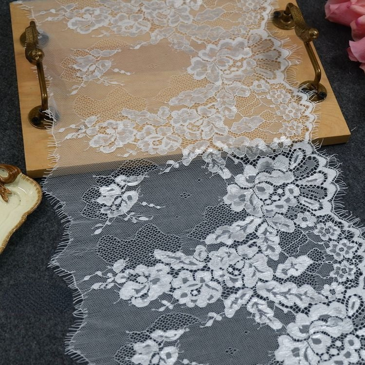 Shine Lace Materials Trim Width 25 cm LT0295-Lace Fabric Shop