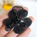 22#Black 5cm 1 Flower