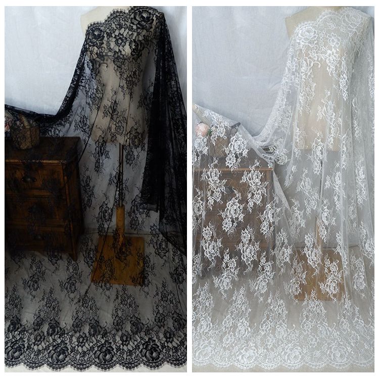 Chantilly Lace Width 70-150 cm CHL0010-Lace Fabric Shop