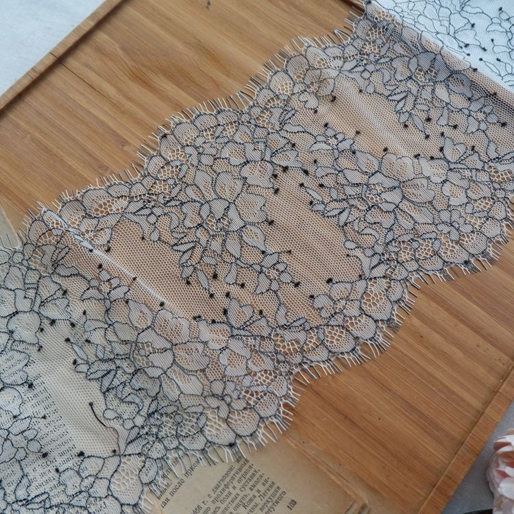 Lace Trim Width 11-25 cm LT0074-Lace Fabric Shop