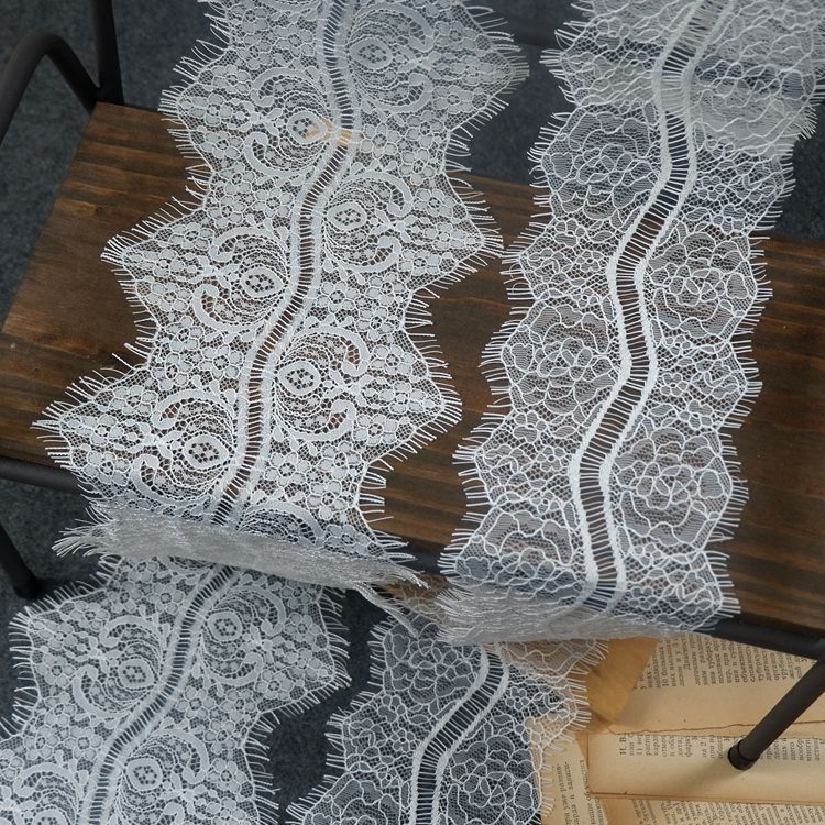 Lace Trim Top Vest Fabric Width 11-17 cm LT0277-Lace Fabric Shop