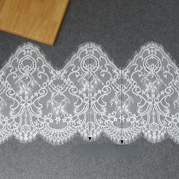 Irregular Lace Trimming Width 21-34 cm LT0238-Lace Fabric Shop