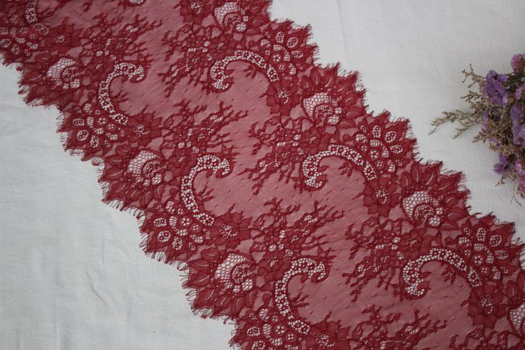 French Color Lace Trim Width 33-35 cm CL0020-Lace Fabric Shop