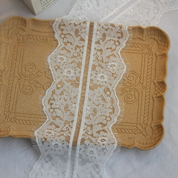 Chantilly Lace Trim Hem Fabric Width 7-16 cm LT0329-Lace Fabric Shop
