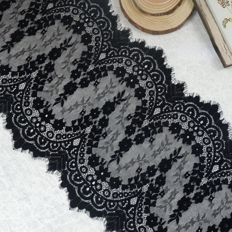 Shawl Wedding Lace Trim Width 31-33 cm LT0287-Lace Fabric Shop