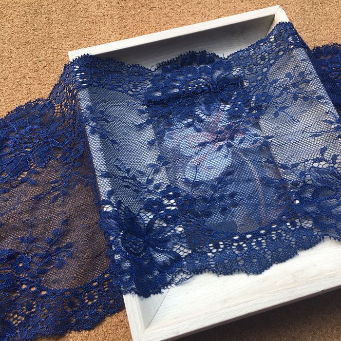 Stretch Color Lace Trims Width 18 cm CL0039-Lace Fabric Shop