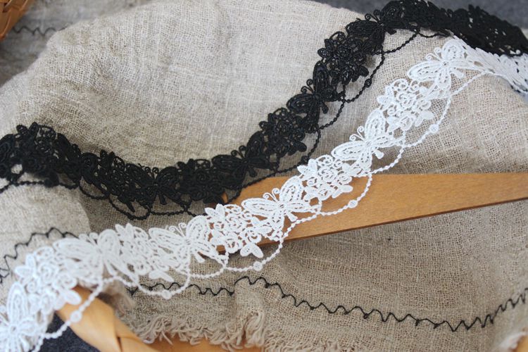 Butterfly Rose Love Lace Trim Width 2-5 cm LT0362-Lace Fabric Shop