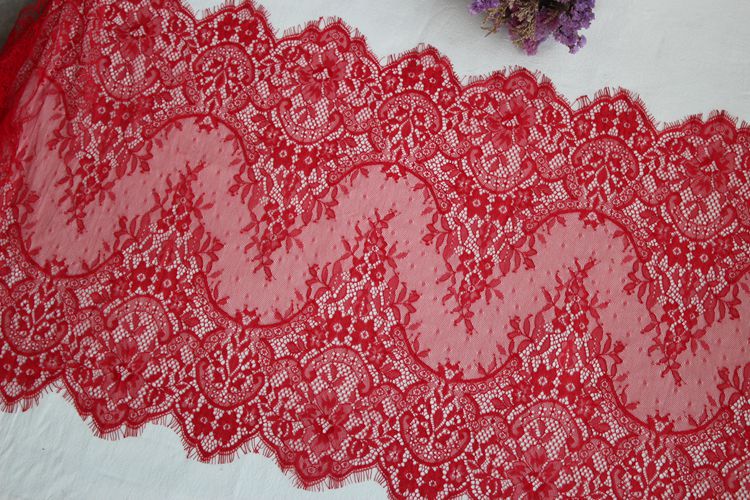 Chantilly Color Lace Width 43-45 cm CL0016-Lace Fabric Shop