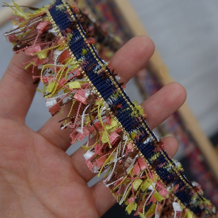 Colorful Fringe Lace Trim Width 3.5 cm CL0061-Lace Fabric Shop