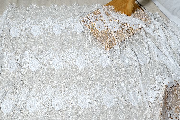 3D French Guipure Lace Width 150 cm GL0056-Lace Fabric Shop