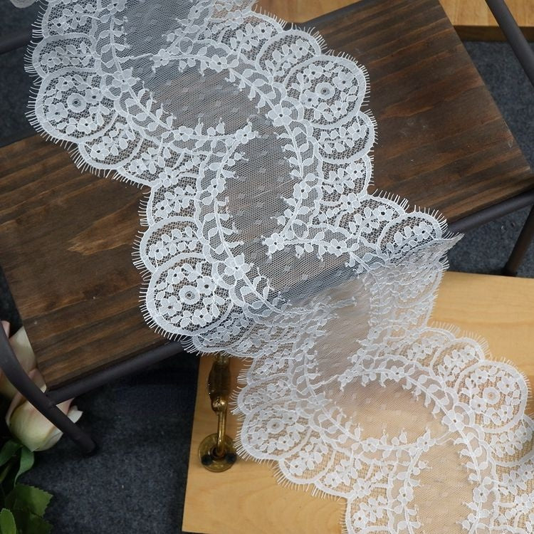 Lace Trim Fabric Width 13-17cm LT0157-Lace Fabric Shop