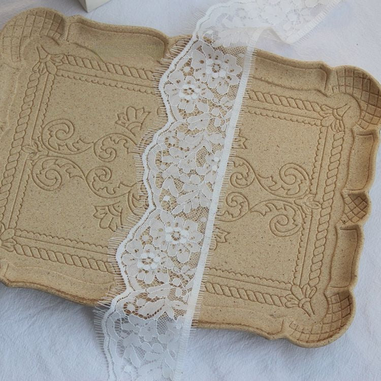 Chantilly Lace Trim Hem Fabric Width 7-16 cm LT0329-Lace Fabric Shop