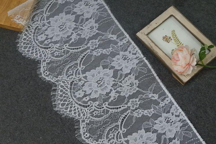 Chantilly Lace Trim Width 27 cm LT0042-Lace Fabric Shop