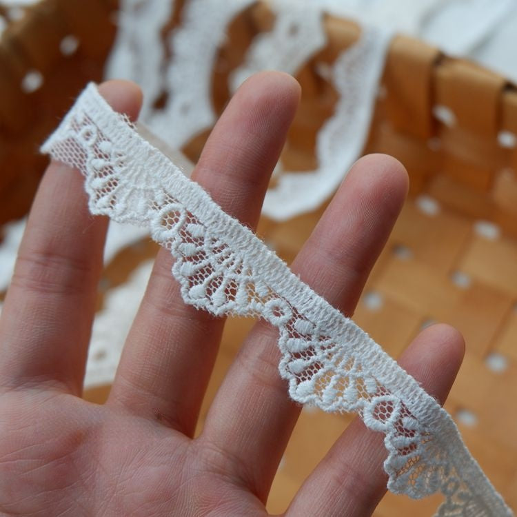 Embroidery Tulle Trim Width 1-3 cm TF0051-Lace Fabric Shop