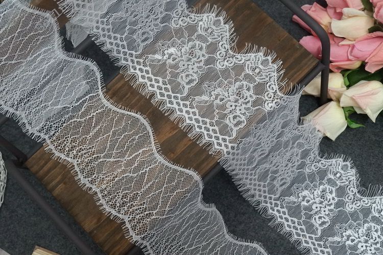 Gloss Lace Trim Width 11-16 cm LT0089-Lace Fabric Shop