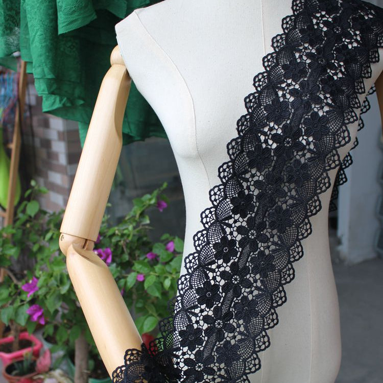 Guipure Wide Lace Trim Width 11-15 cm LT0350-Lace Fabric Shop