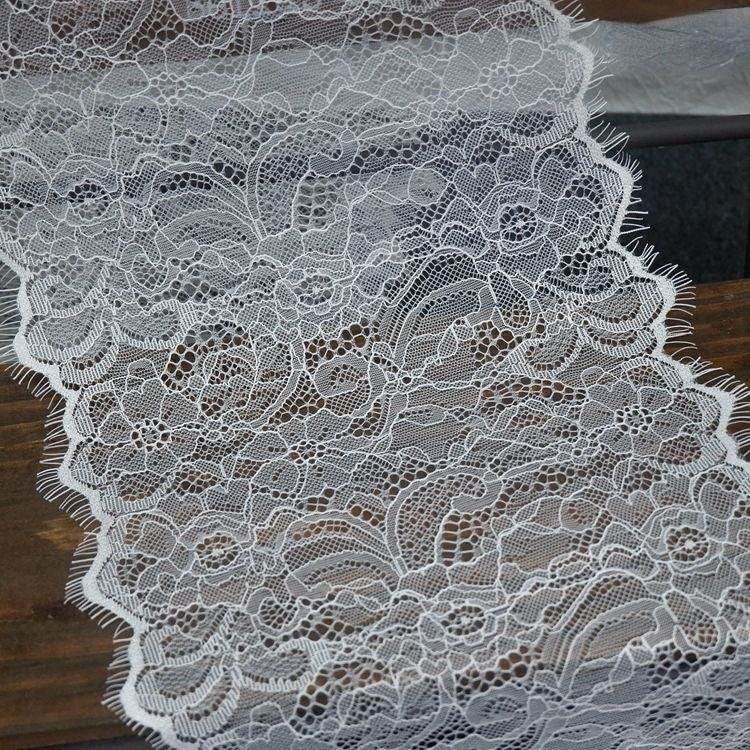 Chantilly Color Lace Width 24-33 cm CL0018-Lace Fabric Shop