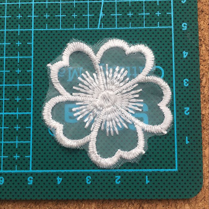 Embroidery 3D Lace Single Floral EA0028-Lace Fabric Shop