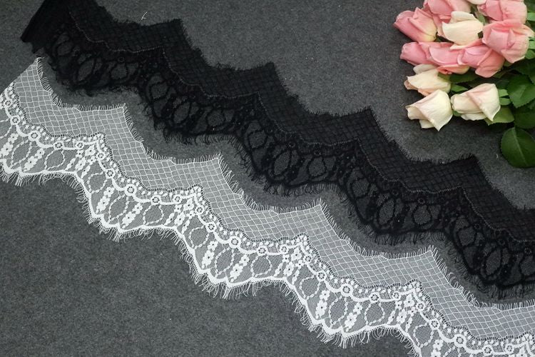 Chantilly Lace Trimming 13 cm LT0099-Lace Fabric Shop