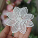 7#White 8.8x8.5cm 1 Flower