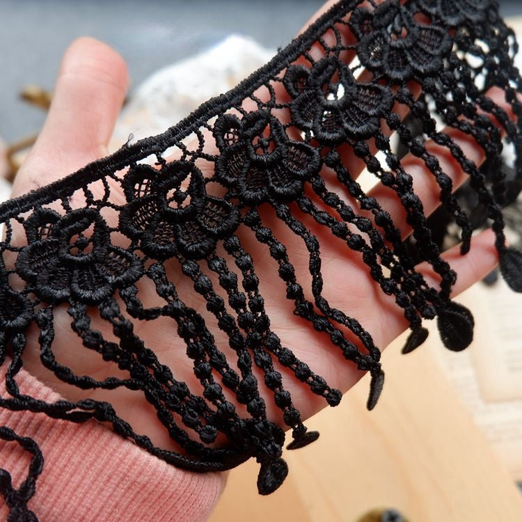 Tassel Lace Trim Fabric Width 7-16 cm LT0130-Lace Fabric Shop