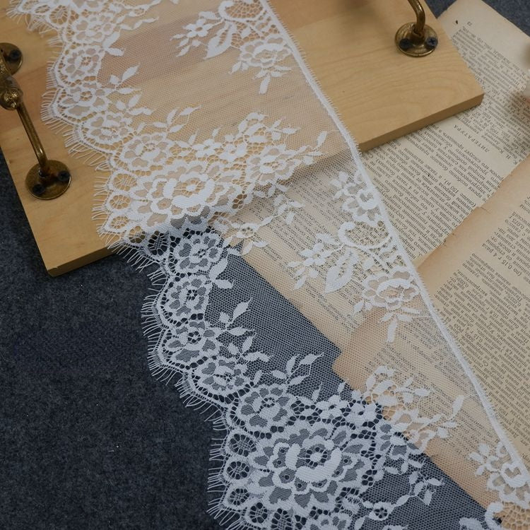 DIY Veil Lace Trim Fabric Width 16 cm LT0293-Lace Fabric Shop