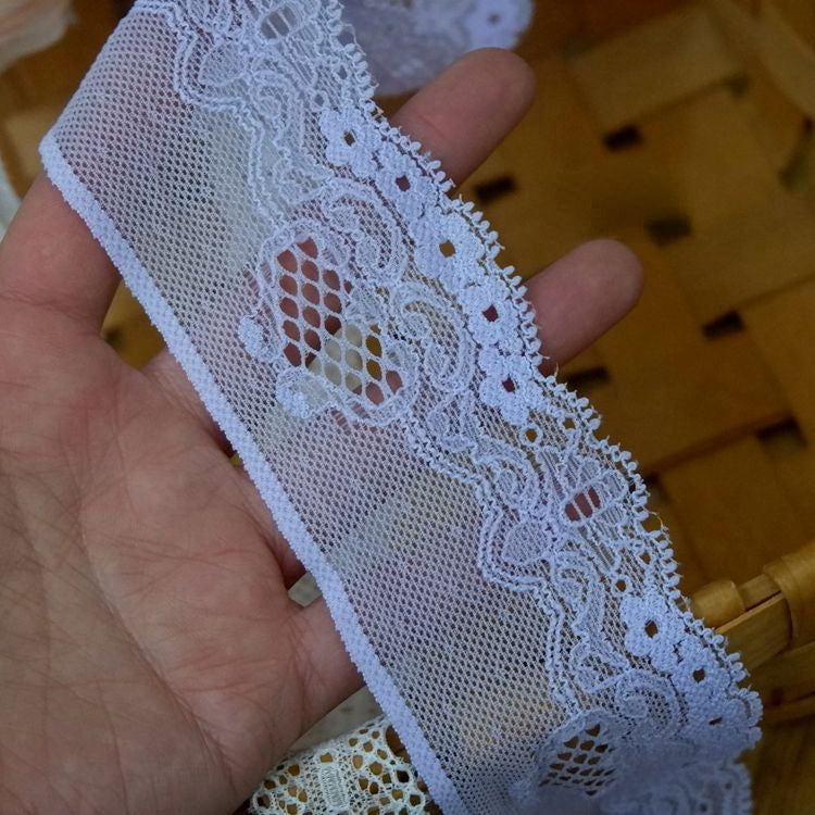 Underwear Stretch Lace Trim Width 1-5 cm CL0066-Lace Fabric Shop