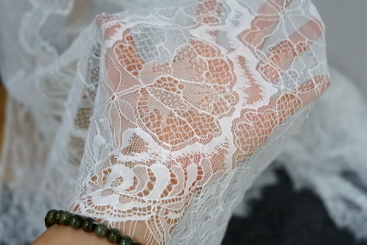 French Guipure Lace Width 150 cm GL0033-Lace Fabric Shop