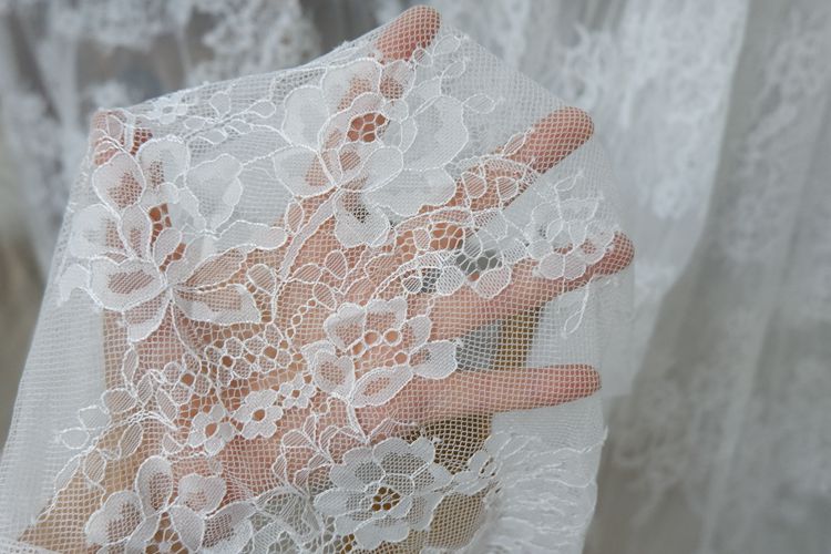 Chantilly Lace Width 150 cm CHL0029-Lace Fabric Shop