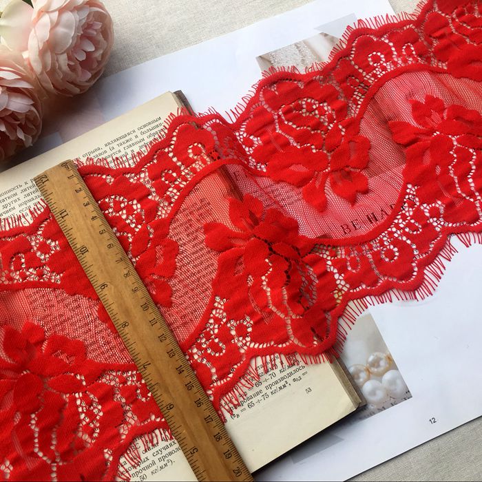 Color Lace Trim Fabric Width 17 cm CL0049-Lace Fabric Shop