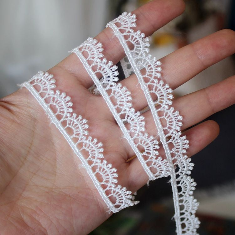 Hollow Neckline Lace Trim Width 1 cm LT0356-Lace Fabric Shop