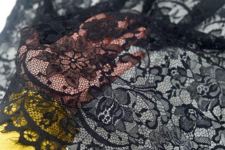 Wedding White Chantilly Lace Width 50 cm CHL0119-Lace Fabric Shop