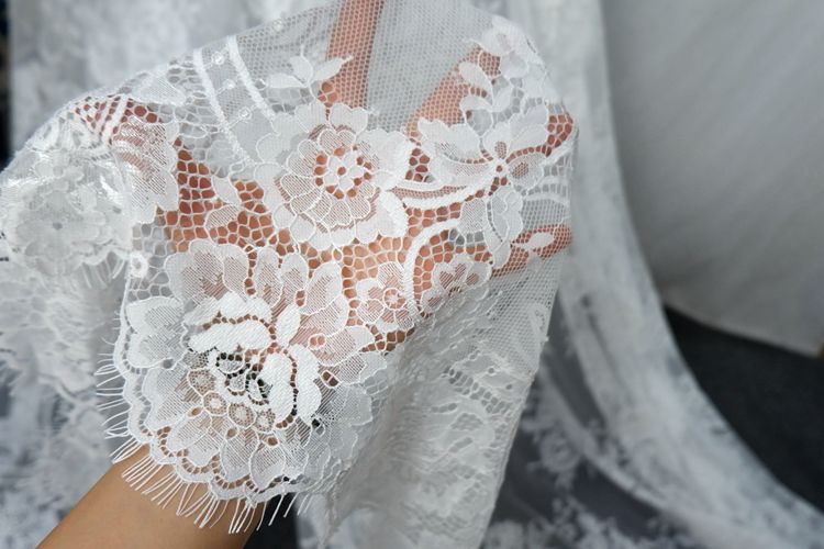 3D Chantilly Lace Width 150 cm CHL0028-Lace Fabric Shop