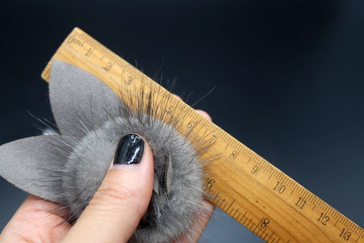 Fur Rabbit Brooch Coat Decoration BA0109-Lace Fabric Shop