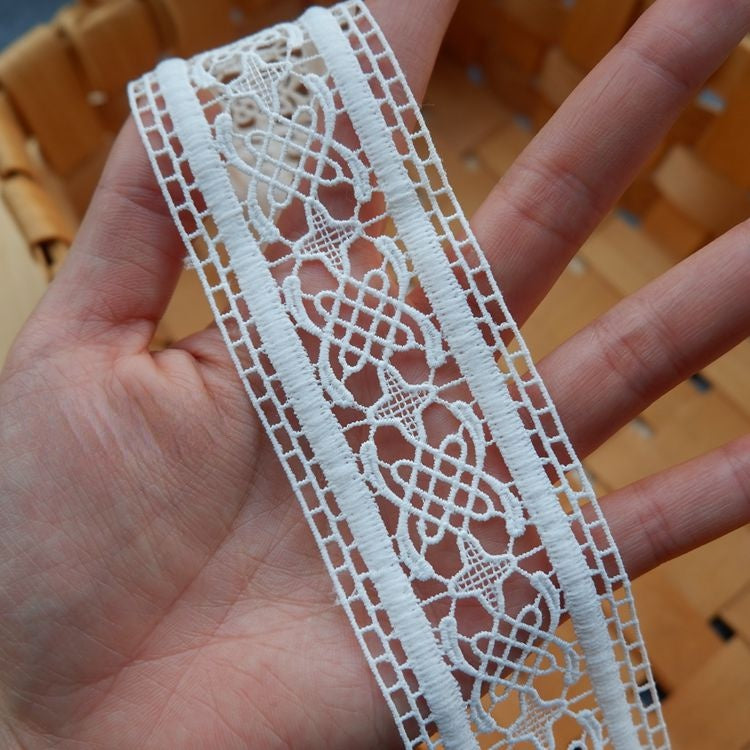 Guipure Lace Trims Width 4-10 cm LT0133-Lace Fabric Shop