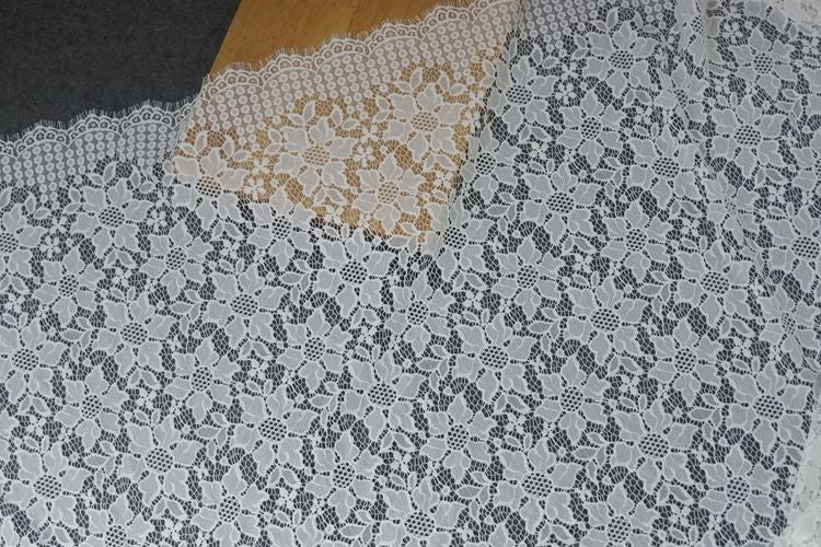 Floral Guipure Lace Width 100 cm GL0073-Lace Fabric Shop