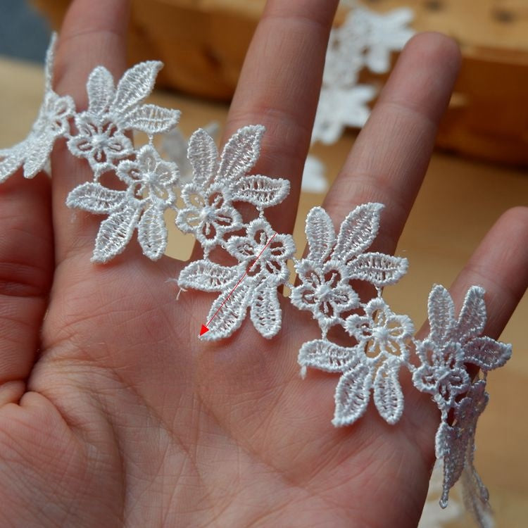 Vintage Guipure Lace Trim Fabrics LT0170-Lace Fabric Shop