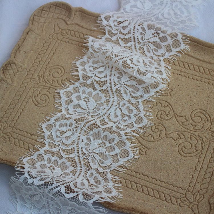 3D Blouse Lace Trim Fabric Width 8-14 cm LT0324-Lace Fabric Shop
