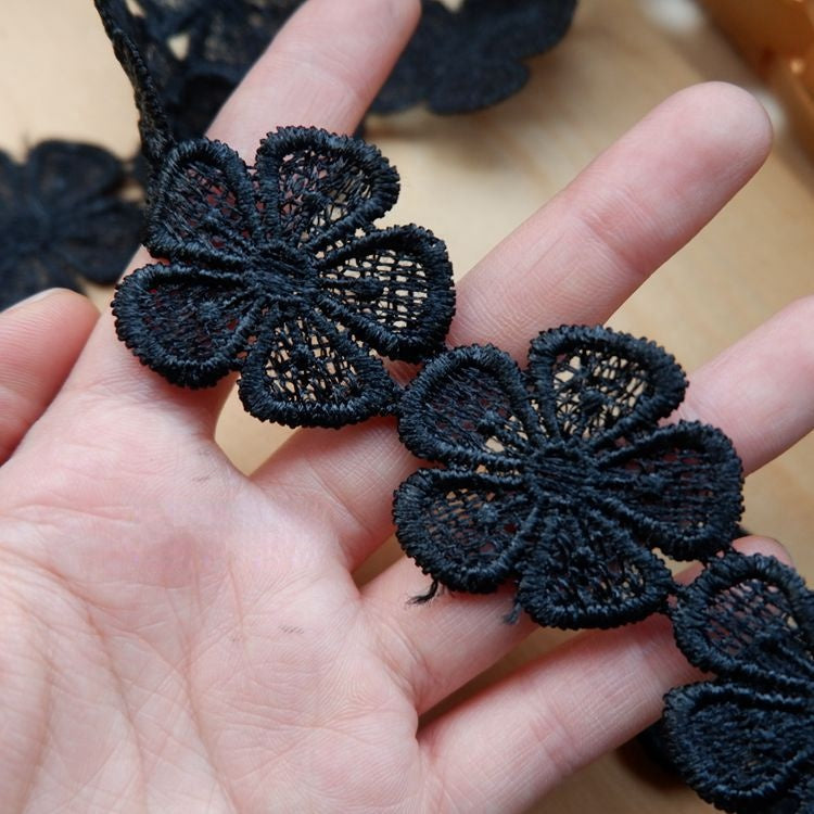 3D Lace Trim Fabric Width 3-6 cm LT0135-Lace Fabric Shop