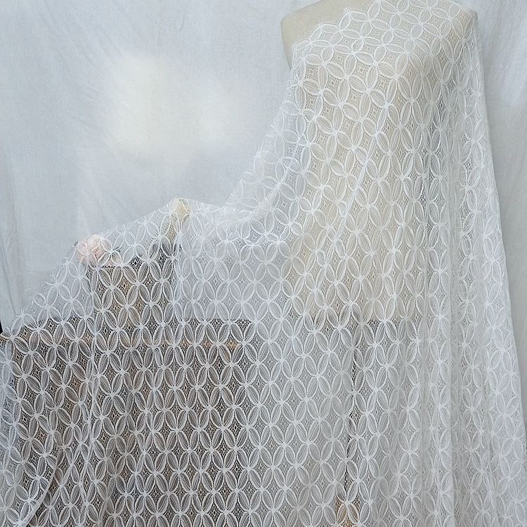 Guipure Lace Fabric Width 150 cm GL0031-Lace Fabric Shop
