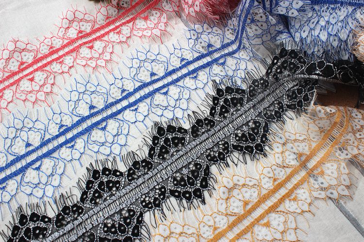Double Color Lace Trim Width 10 cm CL0041-Lace Fabric Shop
