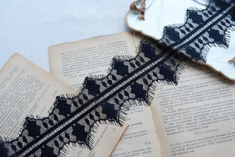 Eyelash Lace Trim Fabric Width 7 cm LT0200-Lace Fabric Shop
