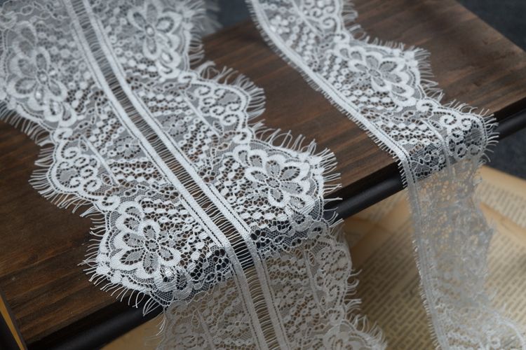 Eyelash Lace Trim Width 7-14 cm LT0143-Lace Fabric Shop