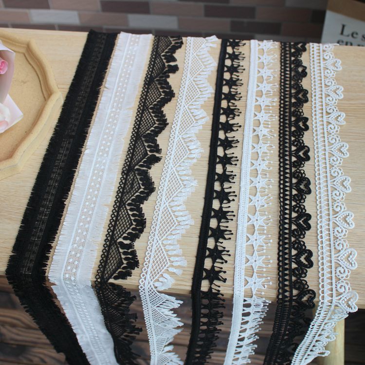 Tassel Hollow Star Lace Trim Width 4 cm LT0340-Lace Fabric Shop