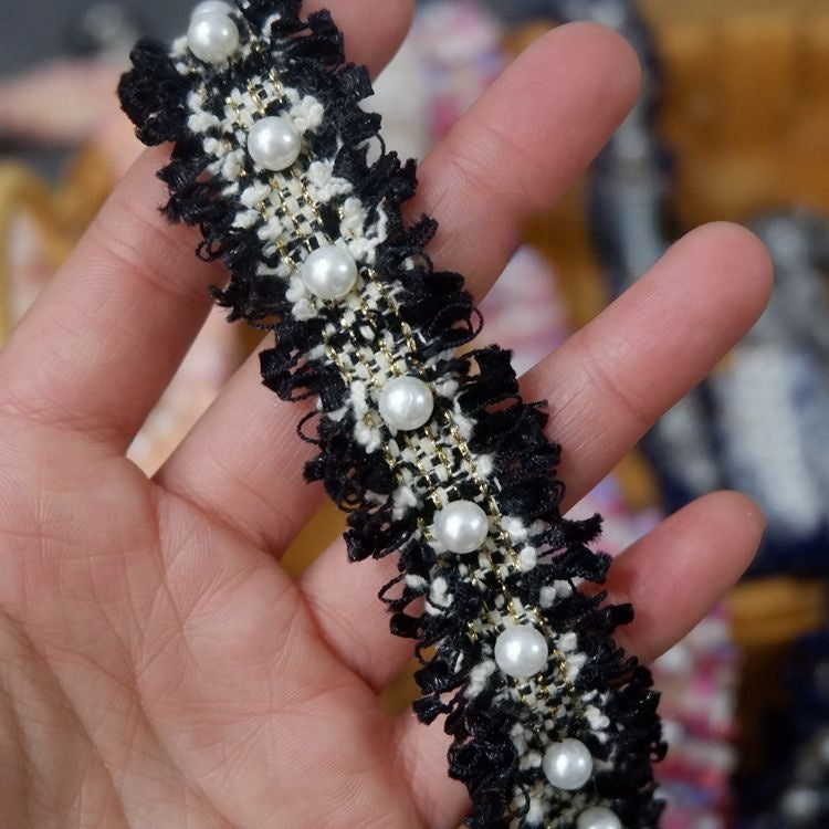 Beading Color Lace Trim Fabrics BT0018-Lace Fabric Shop