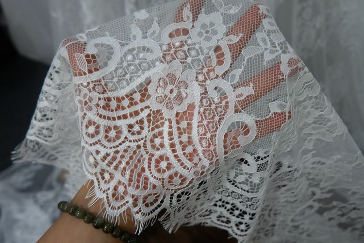 3D Chantilly Lace Width 150 cm CHL0030-Lace Fabric Shop