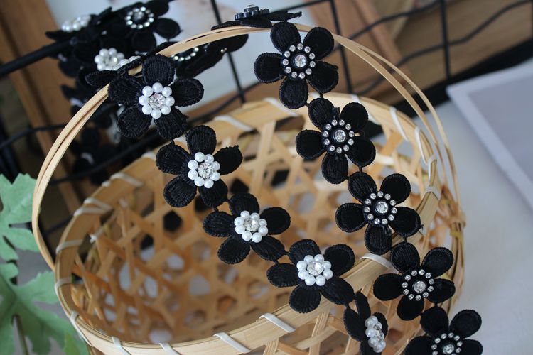 Beaded Color Lace Floral Trimming BT0020-Lace Fabric Shop