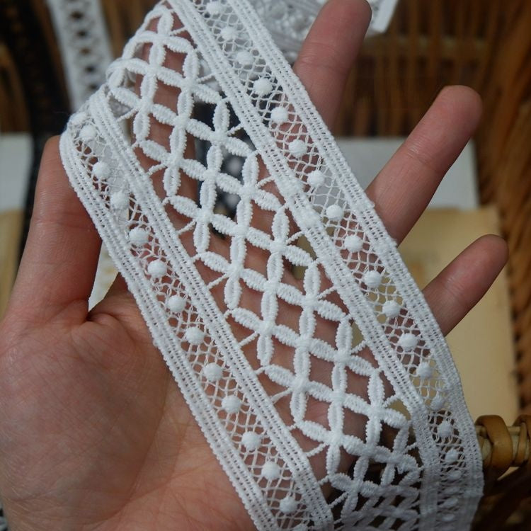 Hollow Guipure Lace Trims Width 2-6 cm LT0308-Lace Fabric Shop